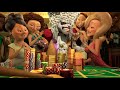 DreamWorks Madagascar En Español Latino La Escena Del Casino Los Fugitivos Dibujos Animados