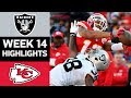 Raiders vs. Chiefs | NFL Week 14 Game Highlights