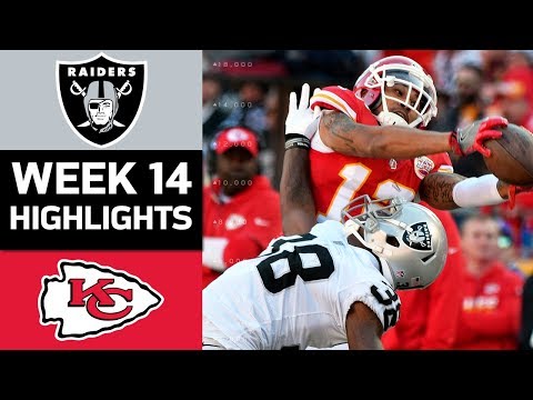 Raiders vs. Chiefs | NFL Week 14 Game Highlights