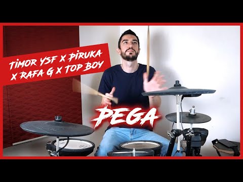 Timor Ysf x Piruka x Rafa G x Top Boy - Pega (Gui Drum Cover)