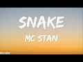 MC STΔN - SNAKE (LYRICS)