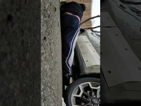 Subaru crosstrek body side moldings install