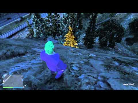 Grand Theft Auto V - GTA 5 GOLDEN TREE - Secret Golden Tree Easter Egg! GTA 5