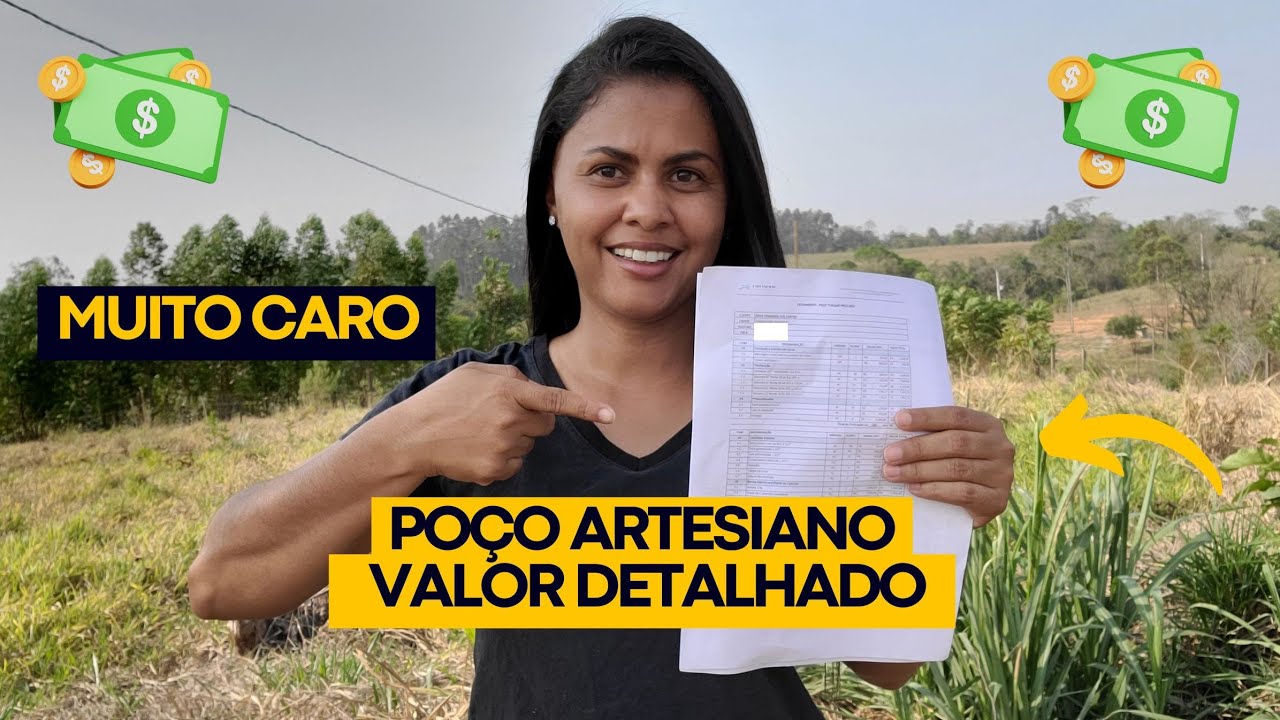 QUANTO CUSTOU O POÇO ARTESIANO 250 METROS PROFUNDIDADE