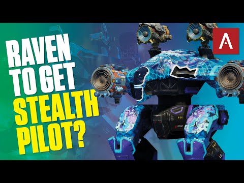 NEW Legendary Pilot Gives Raven Stealth? War Robots Test Server Gameplay