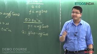 Friction | JEE Physics | IIT JEE 2020 | Nitin Vijay (NV Sir) | Etoosindia