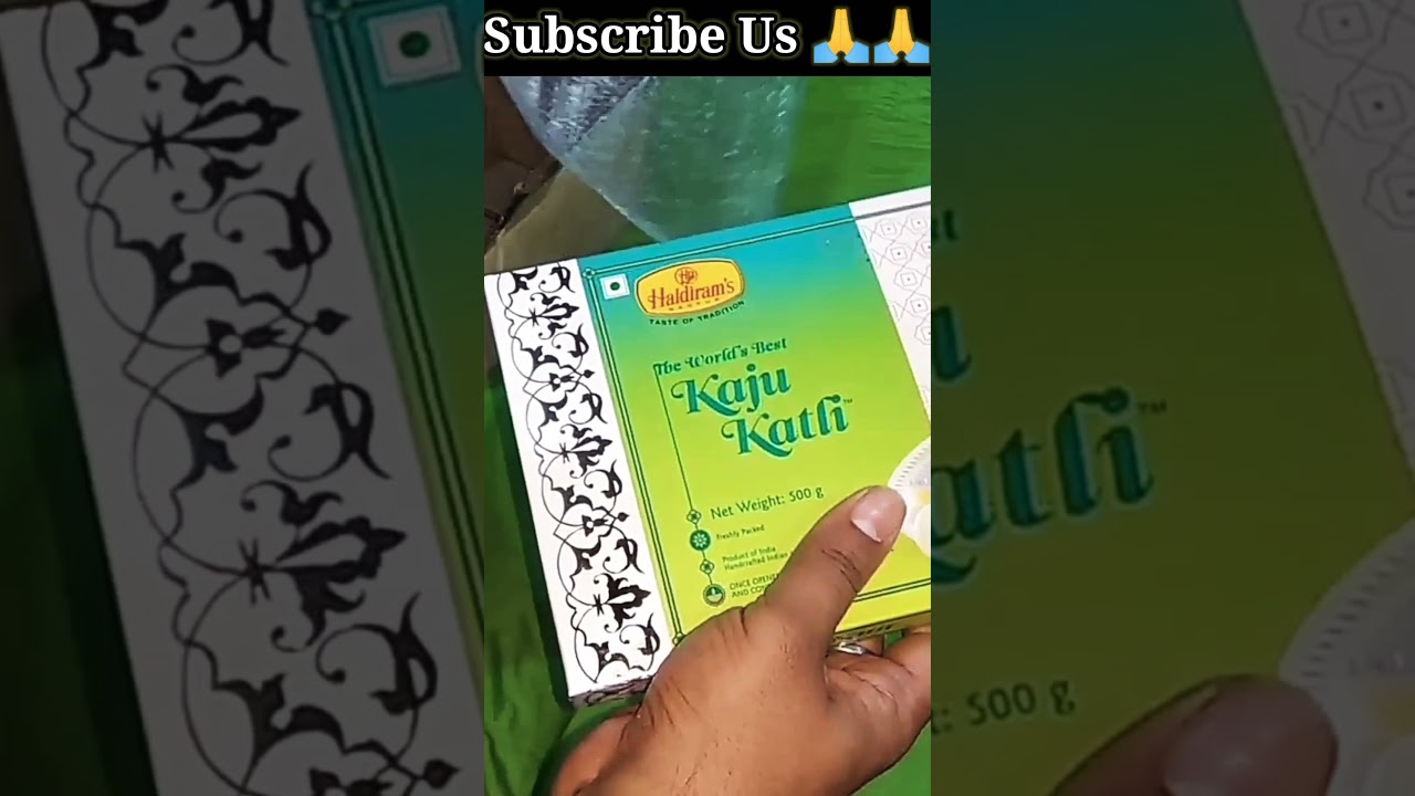 Watch video Unboxing Rakshabandhan Special Halidiram Kaju Katli Box ๐๐๐๐ || #shorts #haldiram #kajuKatli #sweets Now Unboxing Rakshabandhan Special Halidiram Kaju Katli Box ๐๐๐๐ || #shorts #haldiram #kajuKatli #sweets