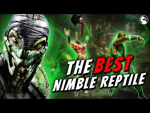 This was the BEST NIMBLE REPTILE Player in MKX - Mortal Kombat X FT5 SET