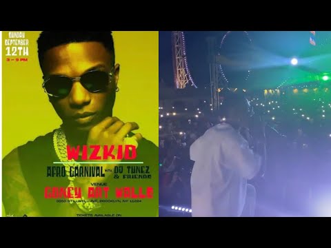 WIZKID SHUTDOWN AFROCARINIVAL 2021 IN NEW YORK WHILE ON MADE IN LAGOS TOUR