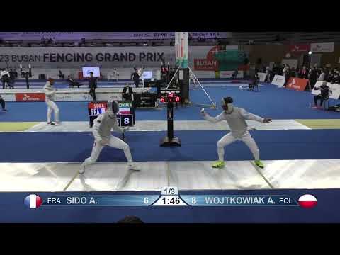 2023 140 T64 11 M F Individual Busan KOR GP YELLOW SIDO FRA vs WOJTKOWIAK POL