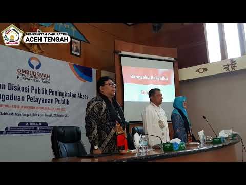 (Video) Pj. Bupati Aceh Tengah Buka Sosialisasi dan Diskusi Publik Ombudsman RI Perwakilan Aceh – Prokopim Aceh Tengah