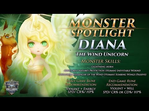 Malaysian Summoners War : RTA day ( Diana and Abellio Combo )