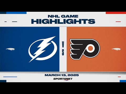 NHL Highlights | Lightning vs. Flyers - March 13, 2025