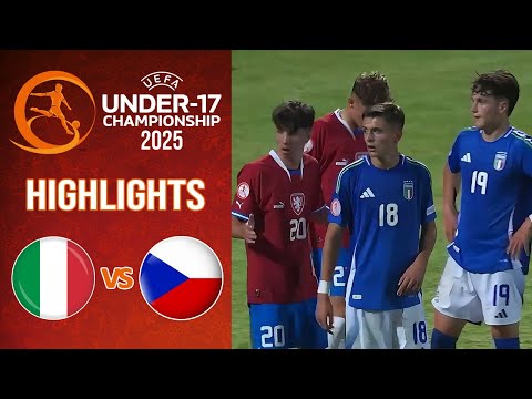 Italy vs Czech Republic Highlights | U17 Euro 2025 | 21-5-2025