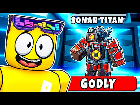 UNLOCKING SONAR TITAN in Skibidi Toilet Tower Defense