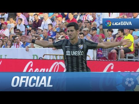 Gol de Javi Guerra (1-2) en el UD Almería - Málaga CF
