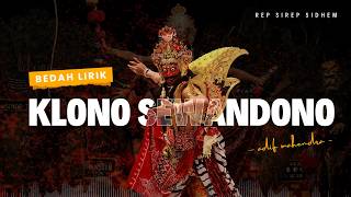 Download lagu BEDAH LIRIK LAGU TARI KLONO SEWANDONO || ADIF MAHENDRA || REP SIREP SIDHEM mp3