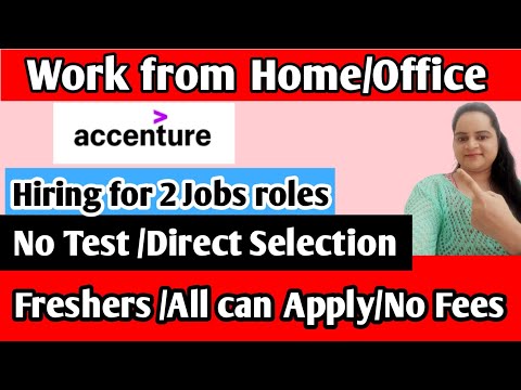 Accenture latest hirrings 2024 | Accenture jobs| Work from home jobs 2024| jobs| Freshers jobs|