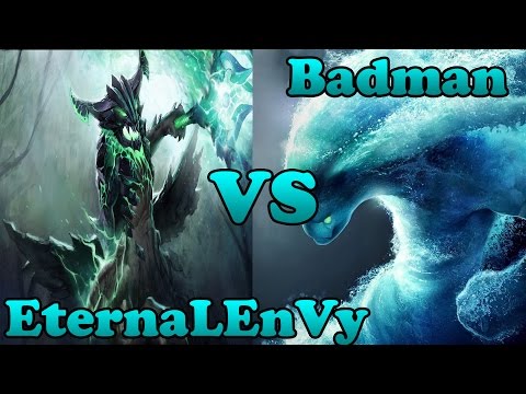 EternaLEnVy (Outworld Devourer) VS Badman (Morphling) Highlights