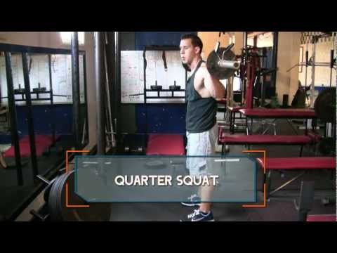 Quarter Squat - How to do Barbell Quarter Squats