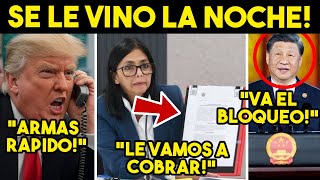 CAOS TOTAL! CHINA ORDENA BLOQUEO, VENEZUELA COBRARA PETROLEO A EU. TRUMP EN PANICO, PIDE MAS ARMAS