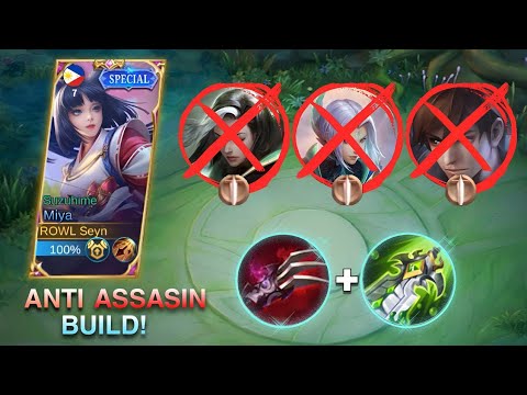 GOODBYE ASSASSINS!! TOP GLOBAL MIYA ONE SHOT BUILD 2023🔥