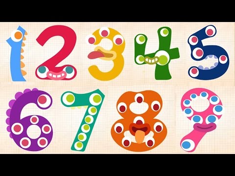 Learn To Count from 1 to 10 - Number Rhymes For Children by HTBabyTV Video