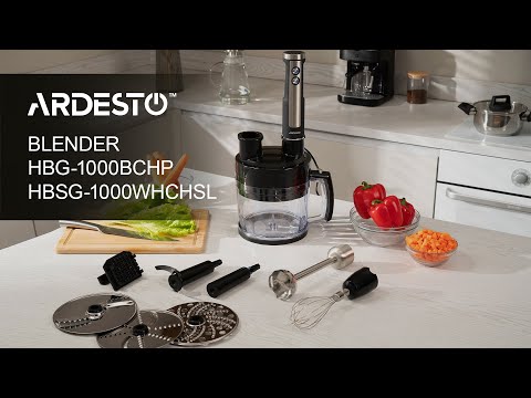 Ardesto HBSG-1000WHCHSL Black/Silver