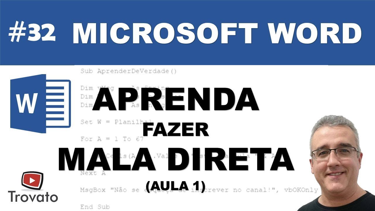 # 01 - Learn how to create Merge in Word - Step by Step