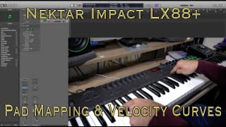 Video thumbnail for Nektar Impact LX88+: Pad Mapping/Velocity Curves by Johnmunstudios