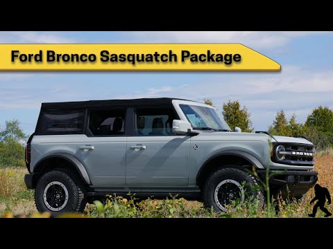 Ford Bronco Sasquatch Package | This is why the Sasquatch is perfect for off-roading