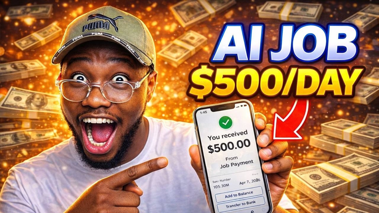 This Ai Job Paid Me $500 in One Day (Proof) ~ Here is How