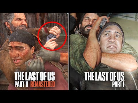 TLOU 2 Remastered VS. TLOU 1 Remake - JOEL's Combat System Comparison
