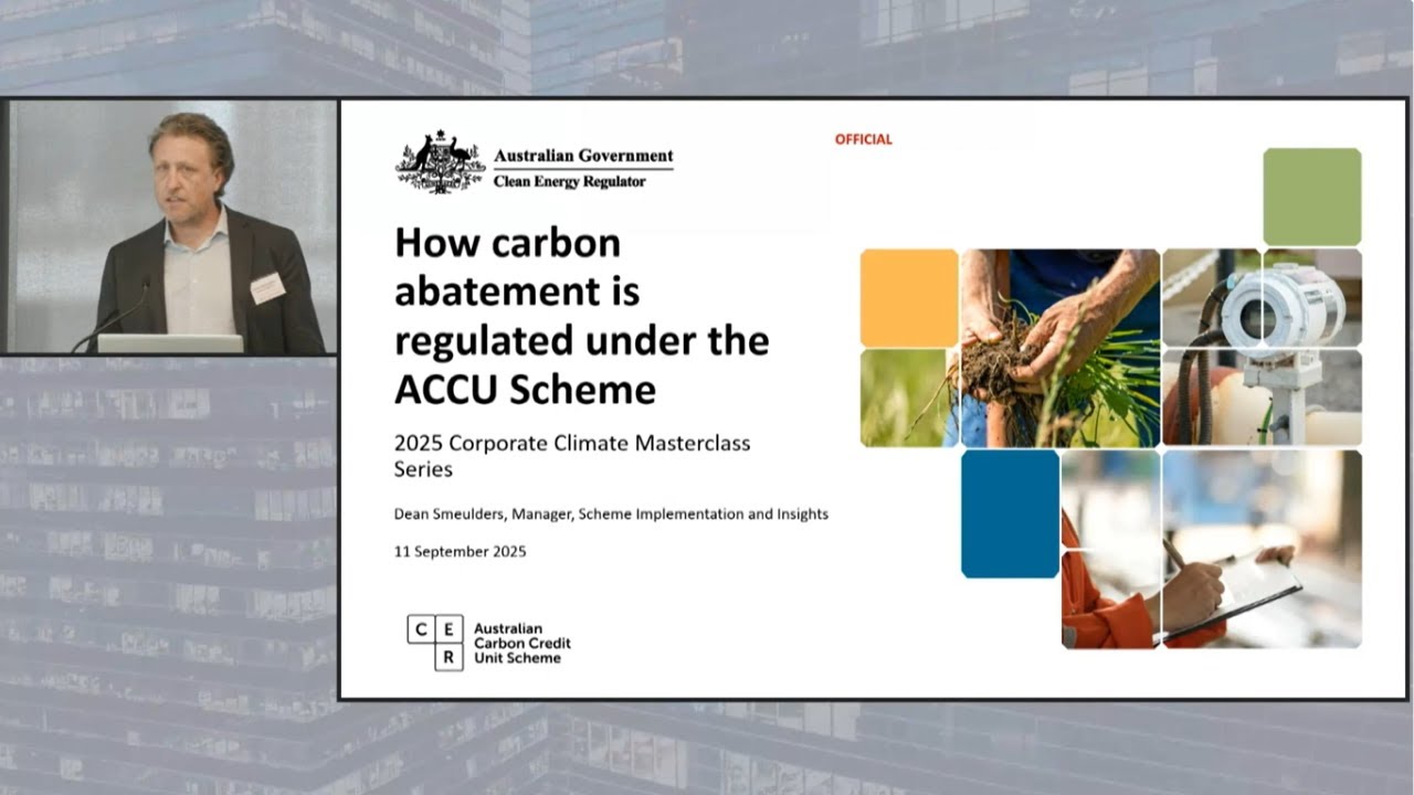 How carbon abatement is regulated under the ACCU Scheme