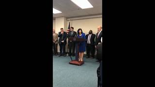 Press Conference Announcing My Clean Slate Program