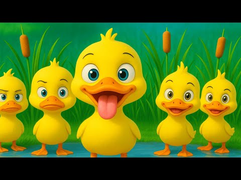 Cinci Bobocei de Rață au Plecat 🦆🤣- Cântece și Desene Animate Educative de la | TAI TAI