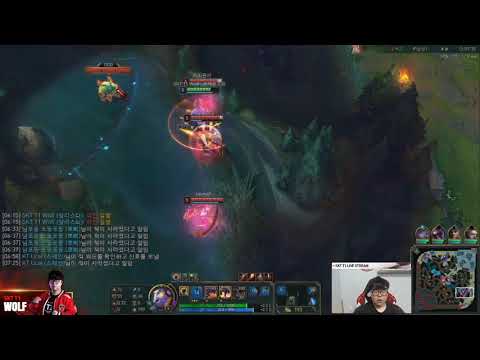 SKT Wolf stream Alistar, KDA 0/7/13, May 22, 2018
