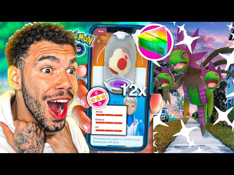 12X OVOS DE 12KM & EM BUSCA DO XL SHINY 100% TALADO - POKEMON GO | Cris |