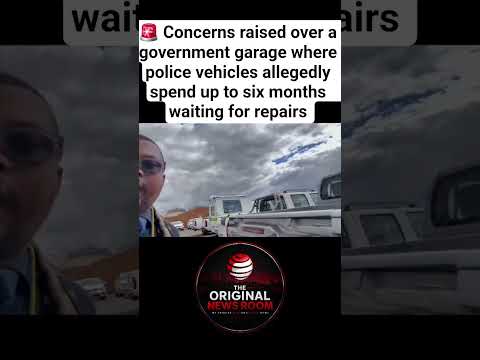 😱 Government garage where police vehicles allegedly spend up to six months waiting for repairs