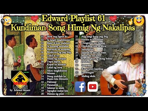 Edward Playlist 61 Kundiman Song Himig Ng Nakalipas |  Best of Kundiman Song #edwardmonesplaylist