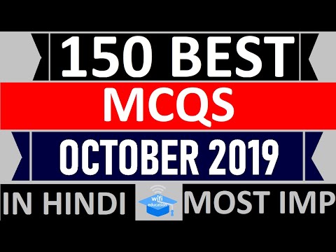 150 Best Current Affairs of October 2019 in Hindi || Wifi Education