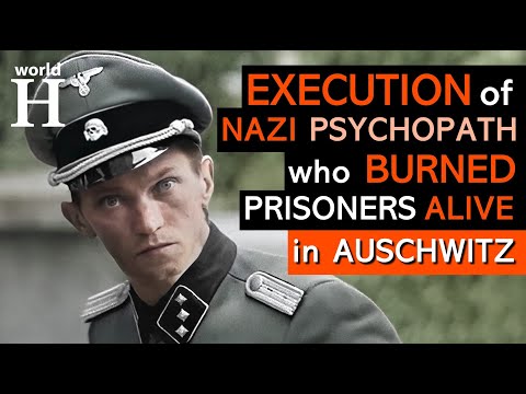 Execution of Erich Muhsfeldt - Bestial NAZI Officer Who BURNED Inmates ALIVE At Majdanek & Auschwitz