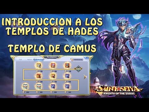 INTRO A LOS TEMPLOS DE HADES! CAMUS CON EQUIPO SEGURO Y +20M DE DAÑO!! Saint Seiya Awakening