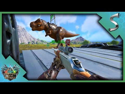 WE STOLE THEIR REX! A CLUTCH VICTORY WITH LONGNECKS! - Ark: Survival of the Fittest [SOTF Gameplay]