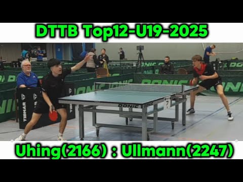 DTTB Top12 [U19 Jungen] | Lleyton Ullmann(2247) vs. Alexander Uhing(2166)