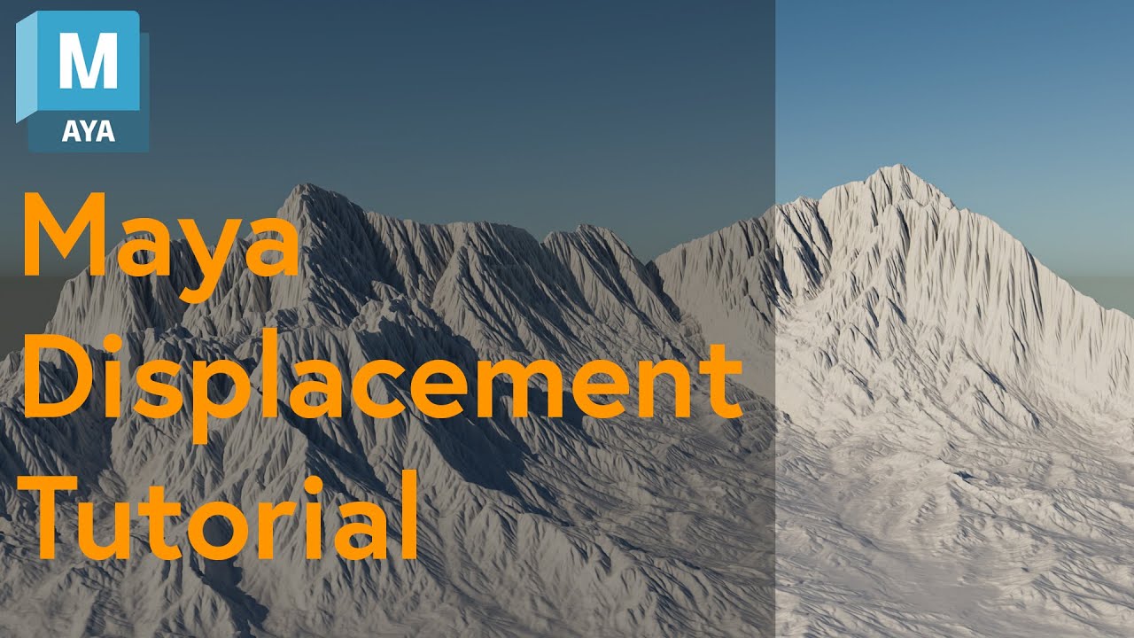 How To Use Displacement With Your 3D - Maya Tutorial