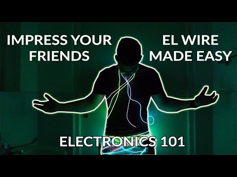 Electronics 101: How to Solder EL Wire (NO COPPER TAPE)