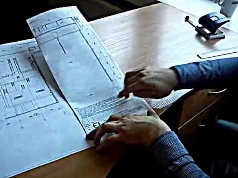 A1 Formato lankstymas iki A4/ A1 folding to A4