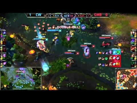 LCS Moments - GMB vs CW - Caitlyn Pentakill
