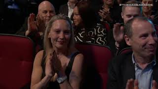 Greg Thomas is crowned with the Industry Icon award at The Game Awards